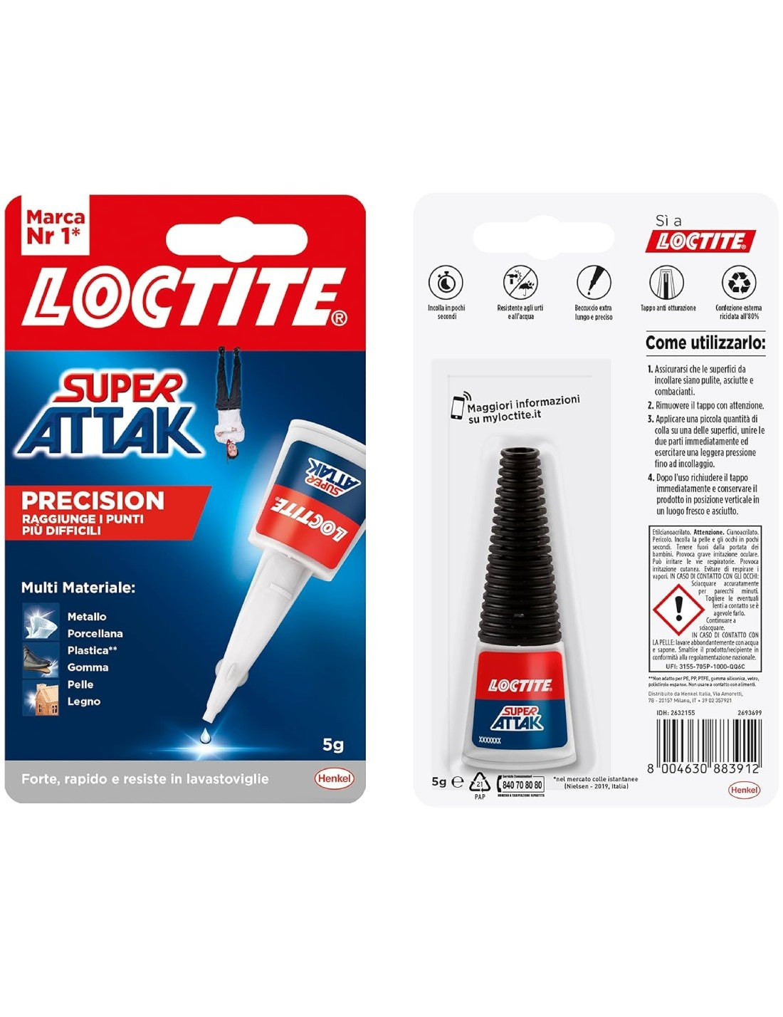 Super Attak Colla Istantanea Loctite 5g