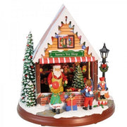 Carillon Natale Toy Shop Negozio Babbo Natale