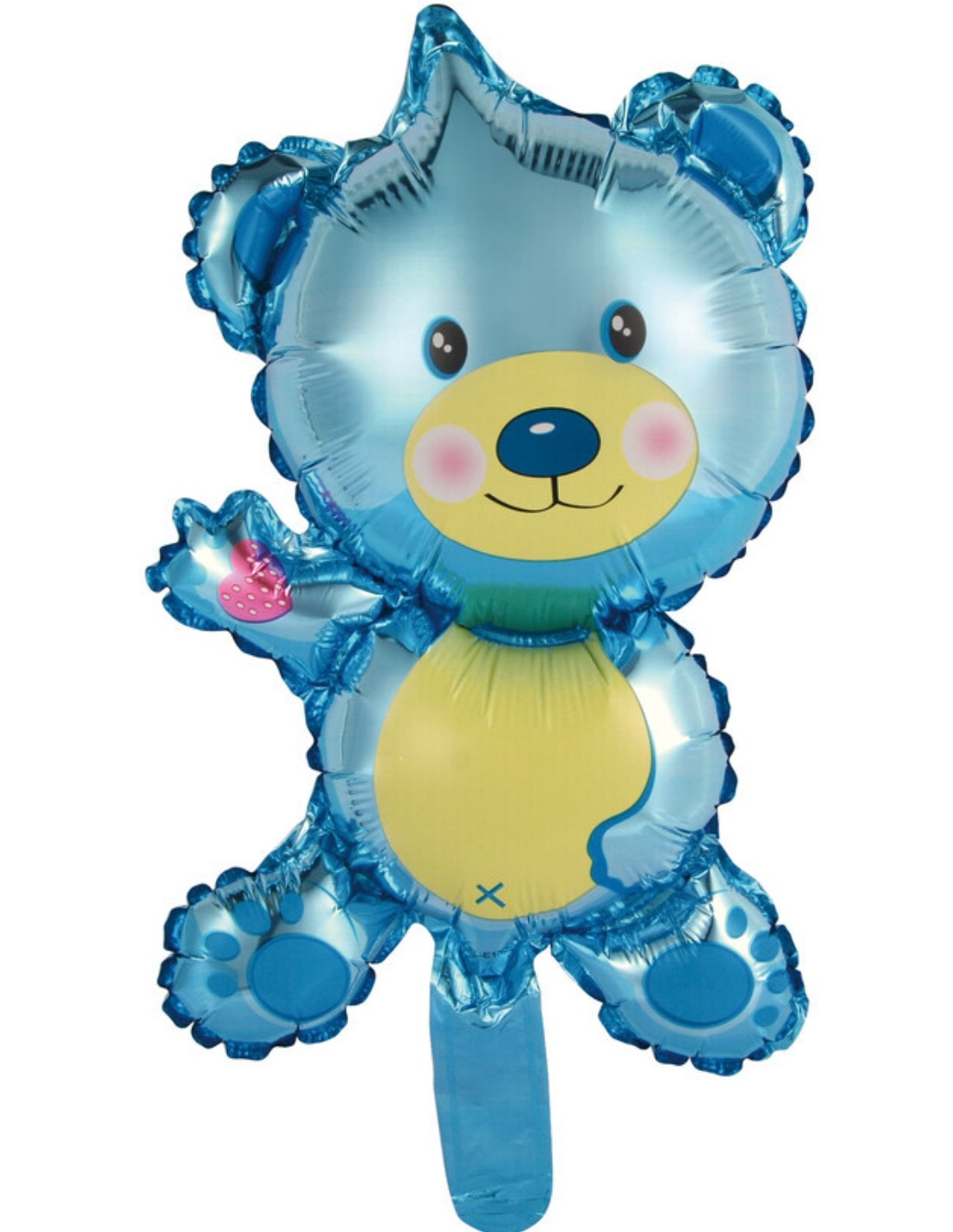 Palloncino Orsetto Teddy Blu 16" 40cm Mylar