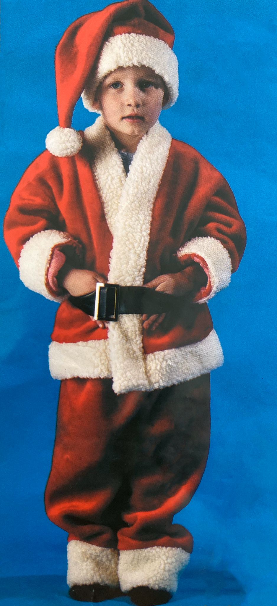 Costume Natalizio Bambino Babbo Natale 140cm