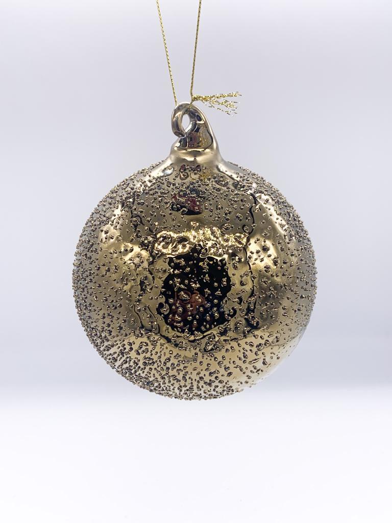 Pallina Albero Di Natale In Vetro 10cm