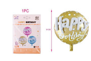 Palloncino Metalfoil Happy Birthday 24" 61cm