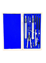 Set 2 Compassi In Acciaio Alessi Con Accessori E Scatola In Legno
