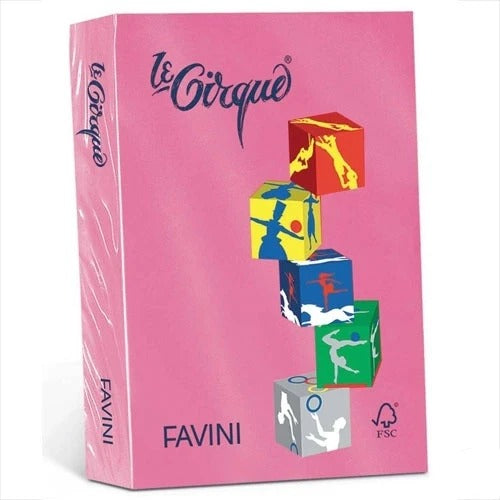 Risma Di Carta Colorata A4 Le Cirque Rosa Ciclamino 160g 250 Fogli