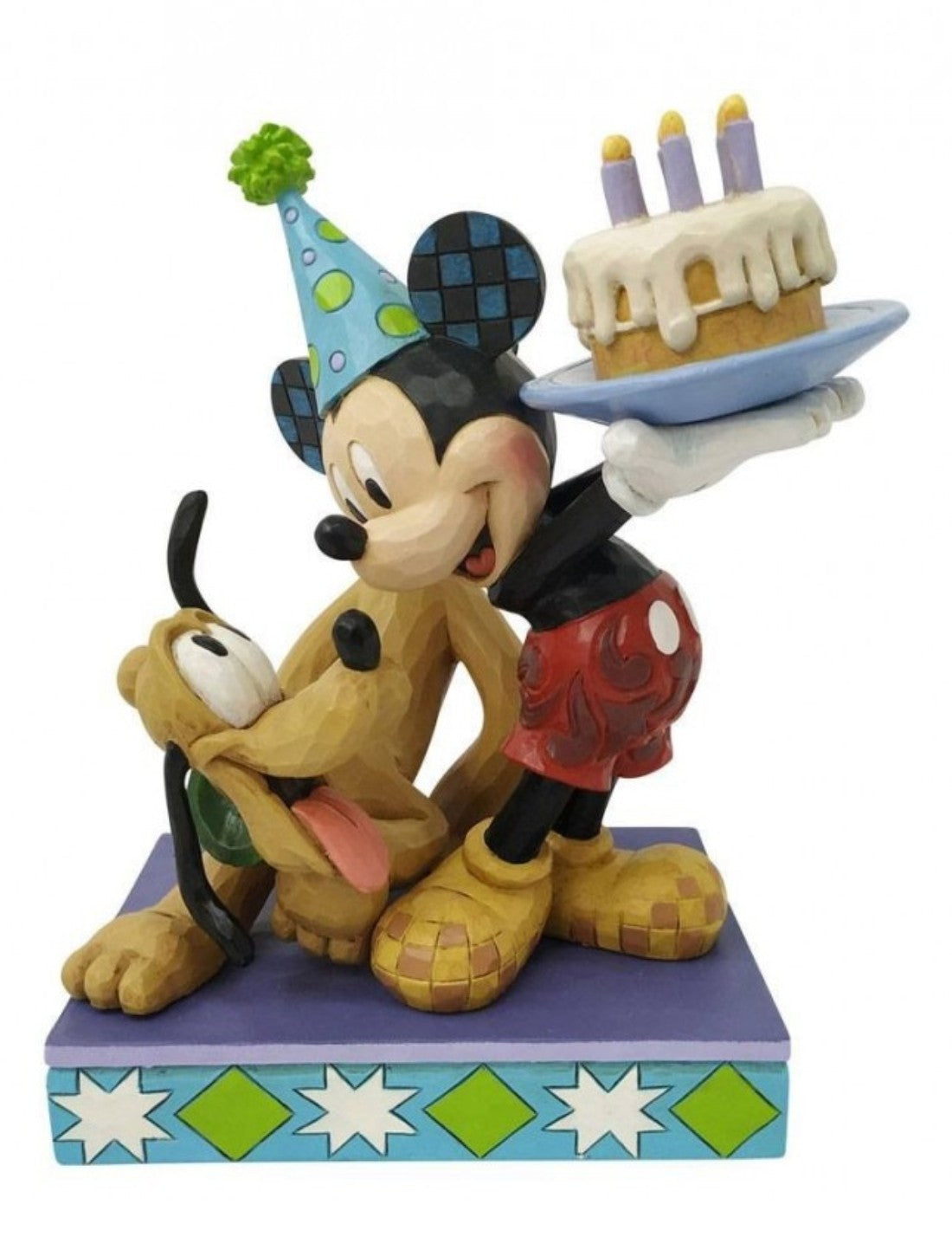 Statuina Action Figure Disney Topolino Mickey Mouse E Pluto