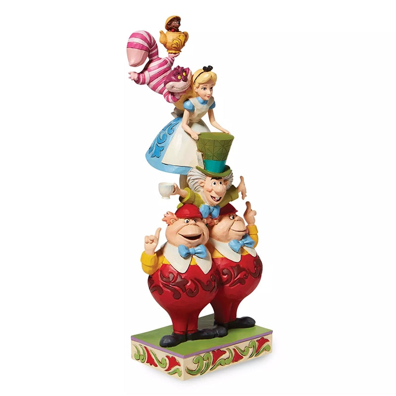 Statuina Action Figure Disney Diorama Torre Alice Nel Paese Delle Meraviglie