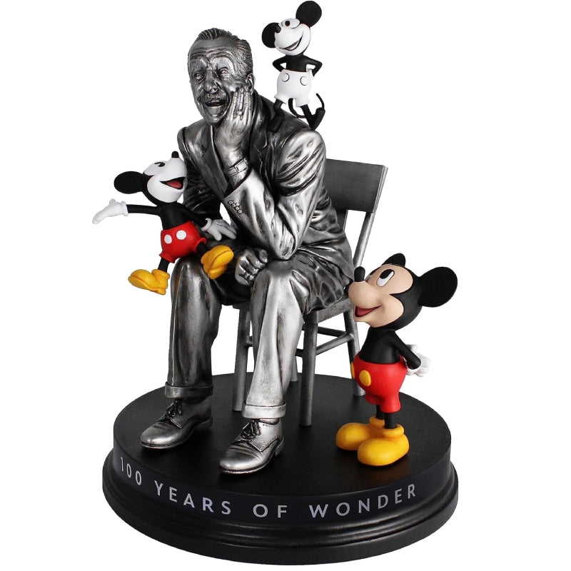 Statuina Action Figure Disney Diorama Topolino Mickey Mouse E Walt Disney 30cm