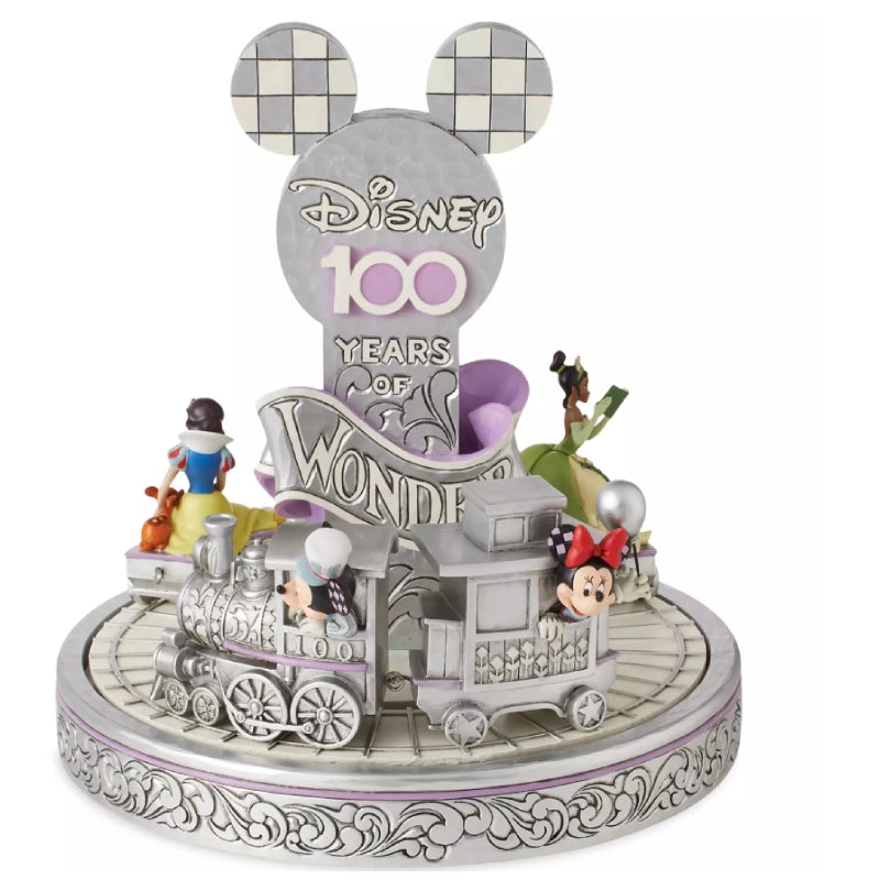Statuina Action Figure Disney Diorama Treno 100 Anni Limited Edition