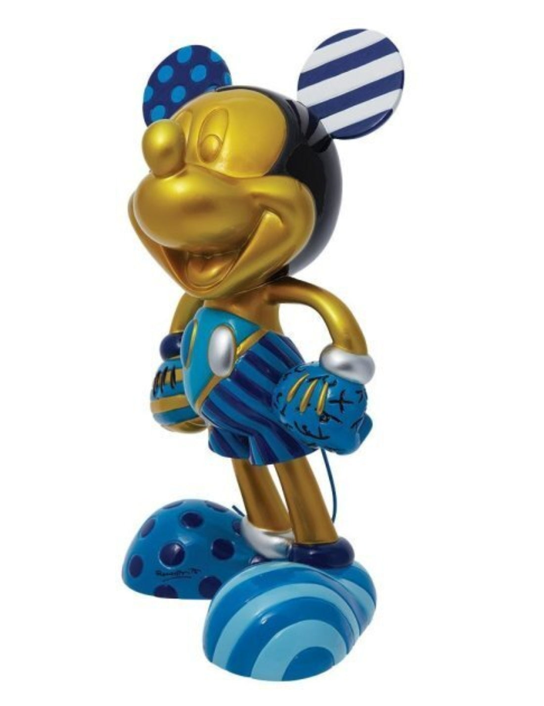 Statuina Action Figure Disney Topolino Mickey Mouse Edizione Speciale Oro