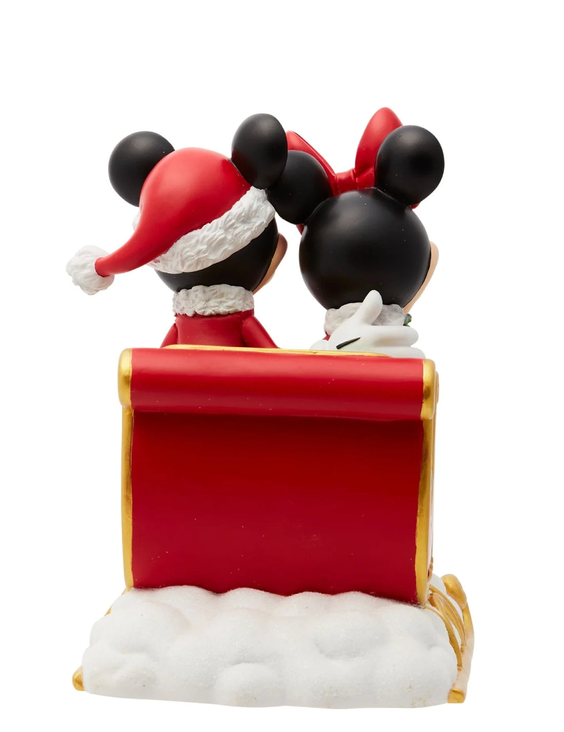 Addobbo Di Natale Disney Topolino Mickey Mouse E Minnie Su Slitta 16cm