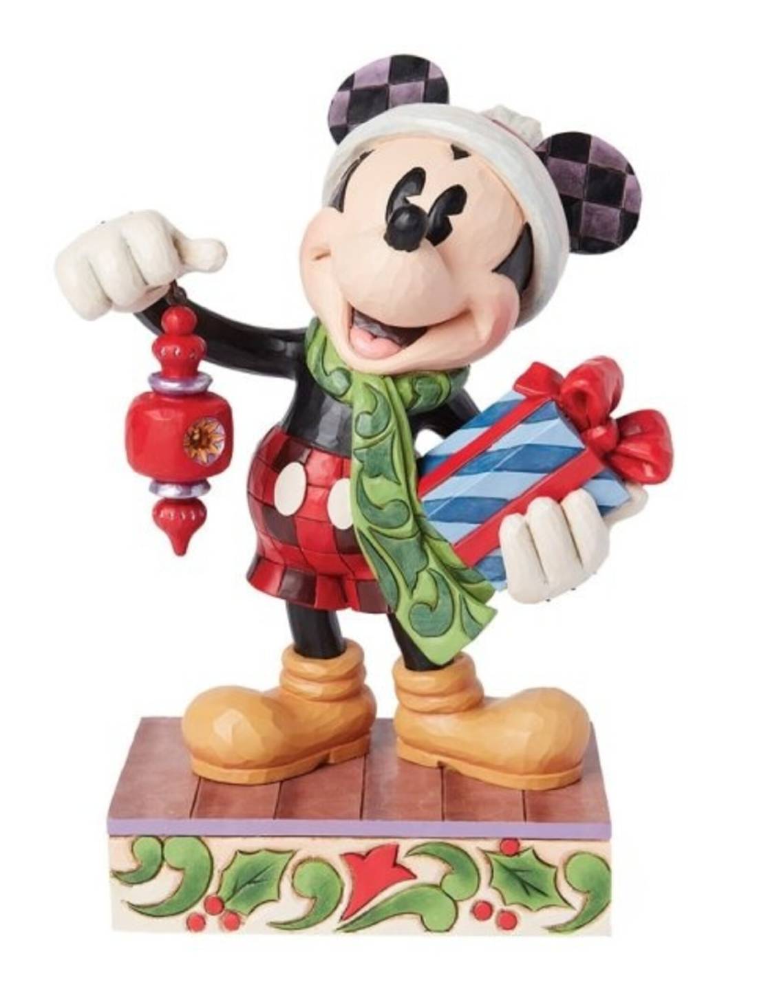 Statuetta Topolino Disney Natalizio 20cm