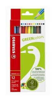 Pastelli Colorati Stabilo Green Colors 12pz