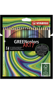 Pastelli Colorati Stabilo Green Colors Arty 24pz
