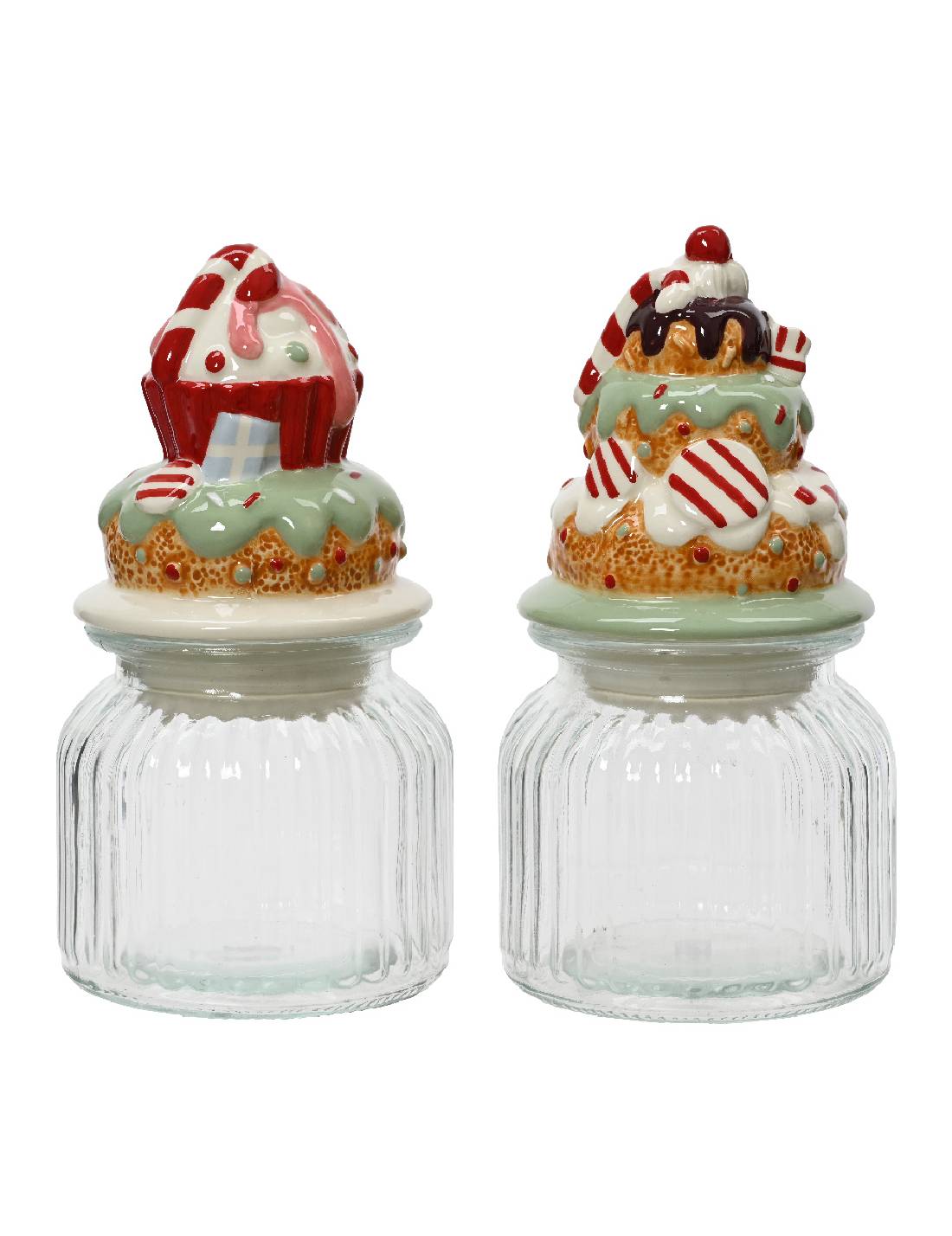 Decorazione Di Natale Contenitore Con Dolcetti Prodotto Assortito