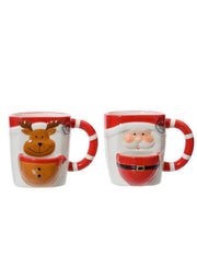 Tazza Di Natale Babbo Natale E Renna Prodotto Assortito