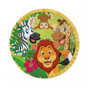 Piatti Dessert Di Carta Giungla 18cm 8pz