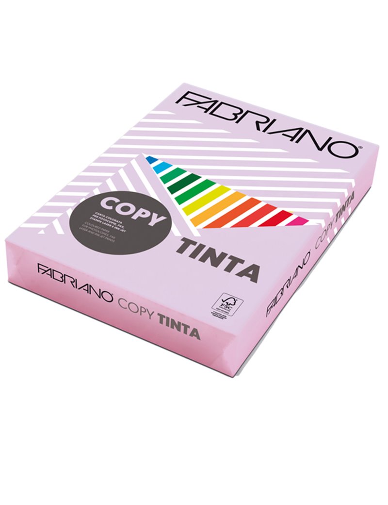 Risma Di Carta Colorata Fabriano A4 Copytinta Lavanda 80g 500 Fogli