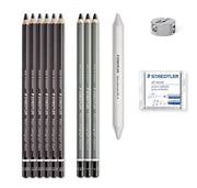 Staedtler Set Carboncino Toni Grigi