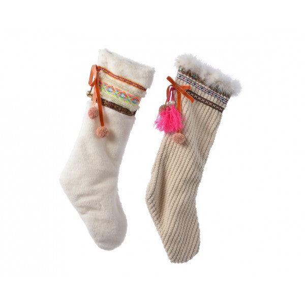 Calza Befana Epifania Con Pon-Pon E Campanellle 40cm