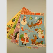 Adesivi Natalizi Personaggi Natale Assortiti Vetrofanie