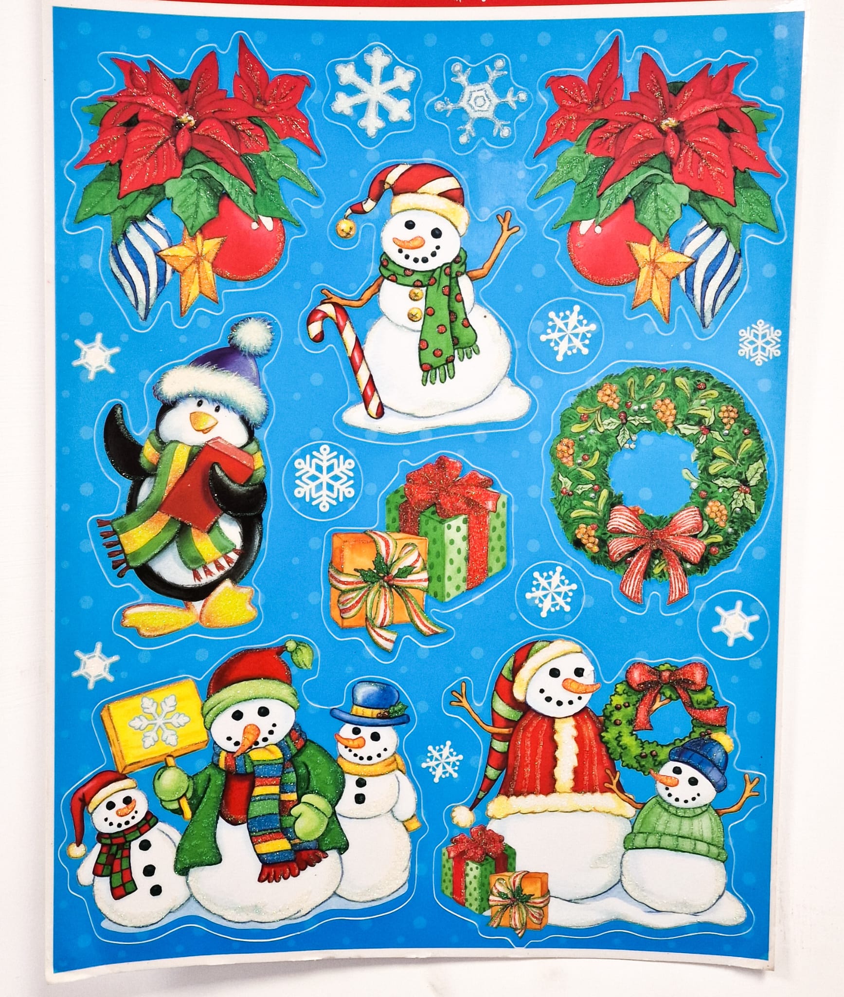 Adesivi Natalizi Soggetti Natale Assortiti Vetrofanie