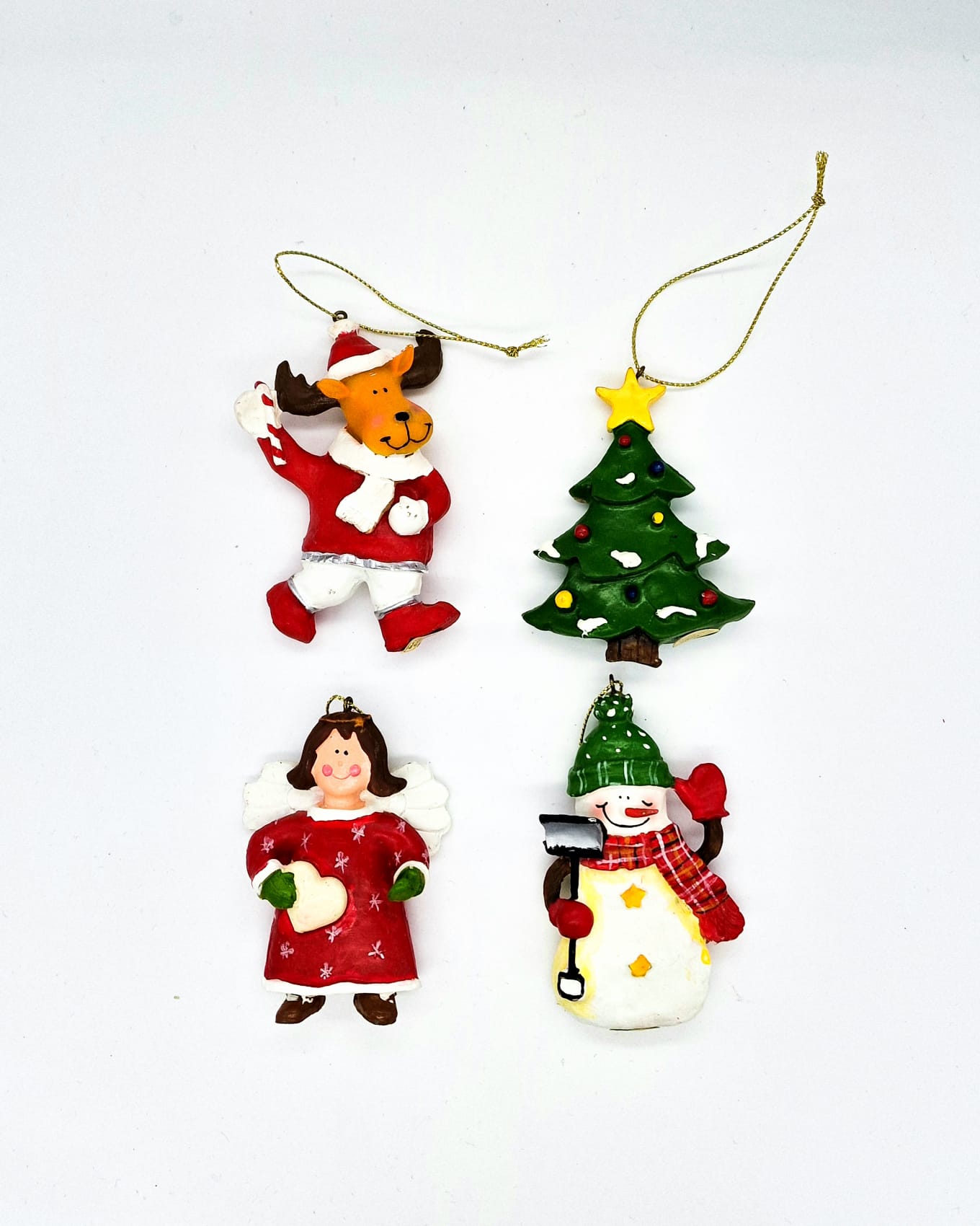 Addobbo Albero Natale Albero/Angelo/Pupazzo Di Neve/Renna