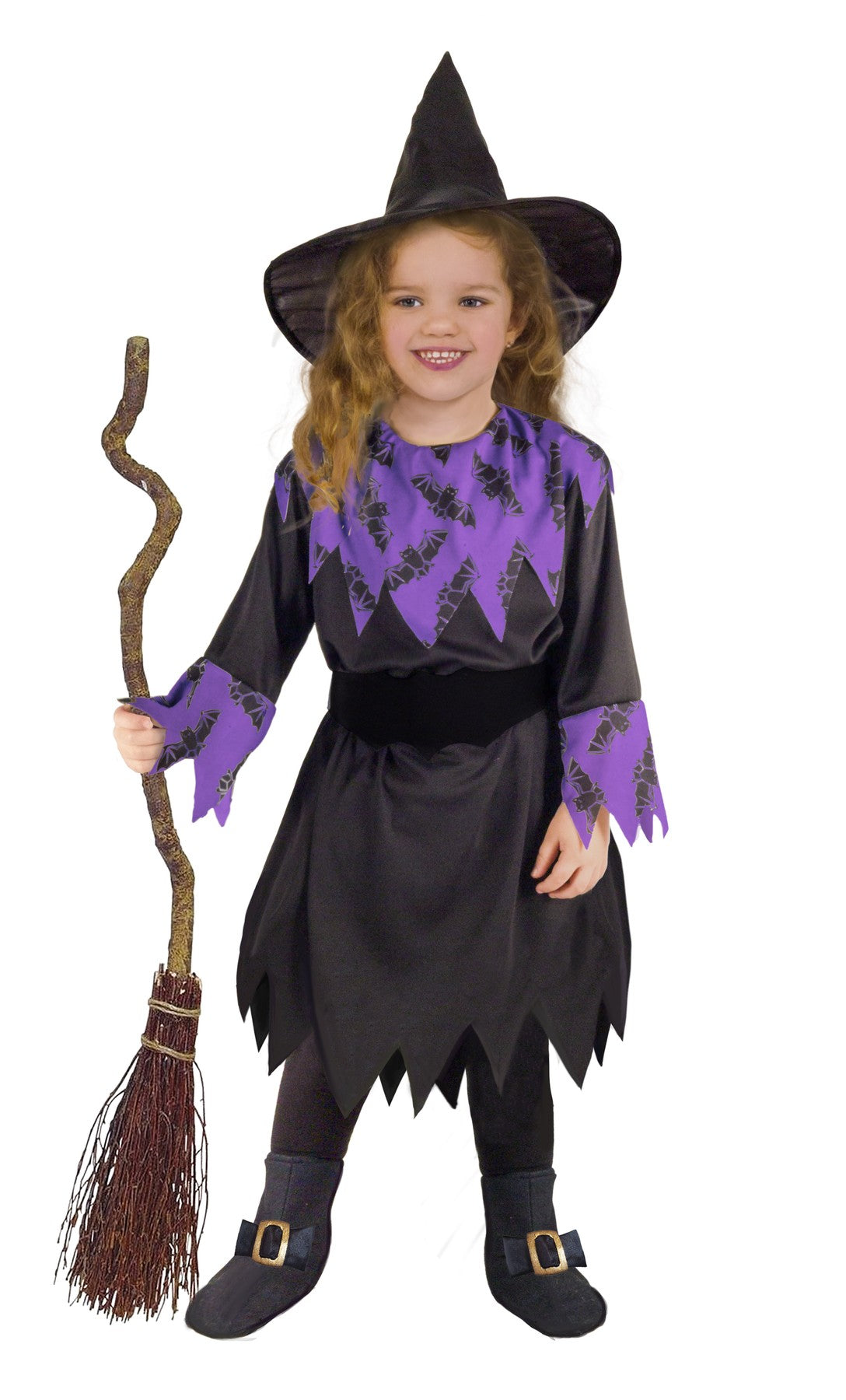 Costume Bambina Baby Strega Della Notte Halloween