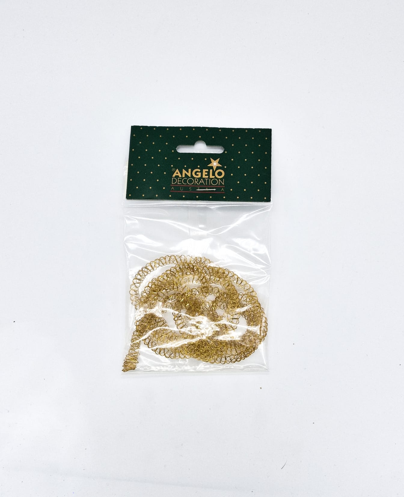 Addobbo Albero Natale Capelli D'Angelo Oro 150cm