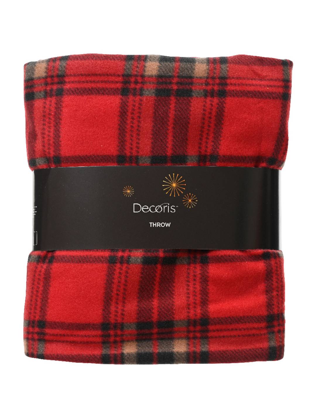 Coperta Natalizia Tartan Rossa E Nera