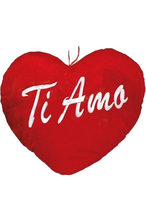 Peluche Cuore Con Dedica Ti Amo