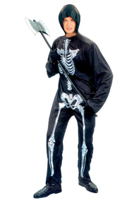 Costume Halloween Uomo Scheletro Taglia Unica