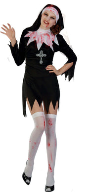 Costume Halloween Donna Suora Zombie