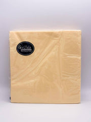 Tovaglioli Di Carta Beige Con Cornice Ornamentata In Rilievo 33CM 25PZ