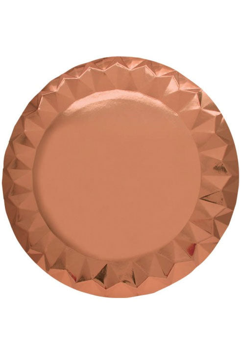 Sottopiatti Rosa Gold 32cm 5pz.