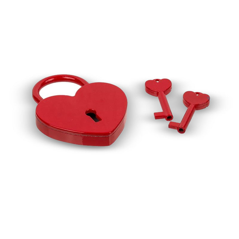 Lucchetto Cuore Con Due Chiavi San Valentino