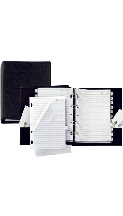 Rubrica Telefonica 4 Anelli Copertina In Similpelle