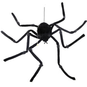 Ragno Peloso Con Luci Suono E Movimento 90cm Ornamenti Halloween