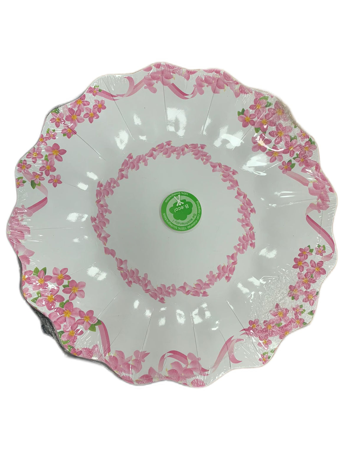 Piatti Di Carta Piani Fiori Di Ciliegio Rosa 8pz.