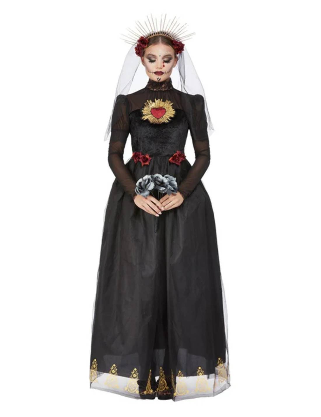 Costume Di Halloween Adulto Sposa Sacro Cuore Tg.S
