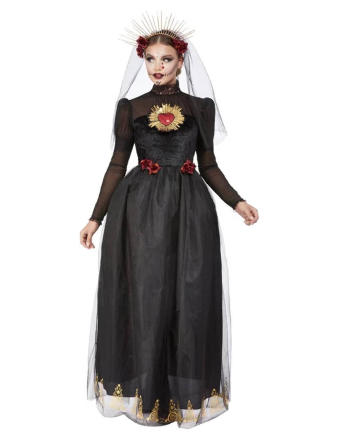 Costume Di Halloween Adulto Sposa Sacro Cuore Tg.M