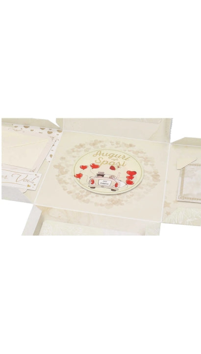Scatola Box Regalo Con Lembi Matrimonio