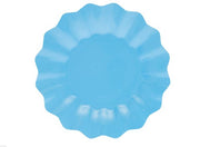Piatti di Carta Ondulati Turchesi 27cm 8pz.