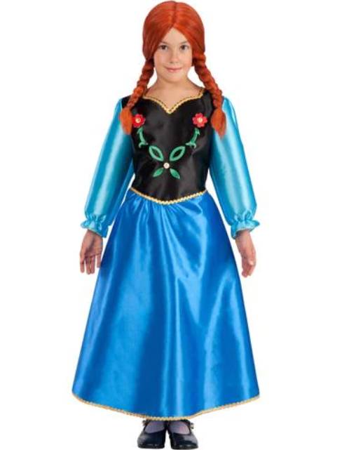 Costume Carnevale Bambina Principessa Anna