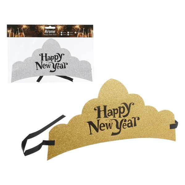 Corona Happy New Year 25cm