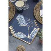Tovaglioli Di Carta Oro E Blu Party 33x33cm 16pz