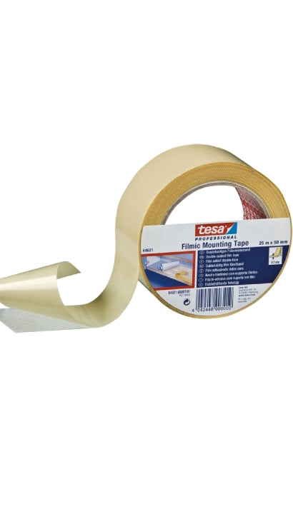 Nastro Biadesivo Trasparente Tesa 50x25m