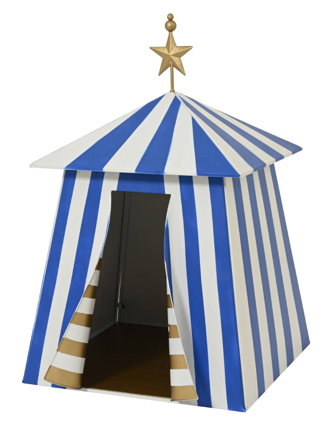 Addobbo Di Natale Tenda Decorativa Circo Blu 93cm