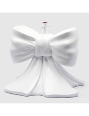 Base Albero Di Natale Fiocco Bianco 57cm