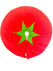 Tappeto Copribase Per Albero Di Natale Vestito Da Elfo Ø90cm