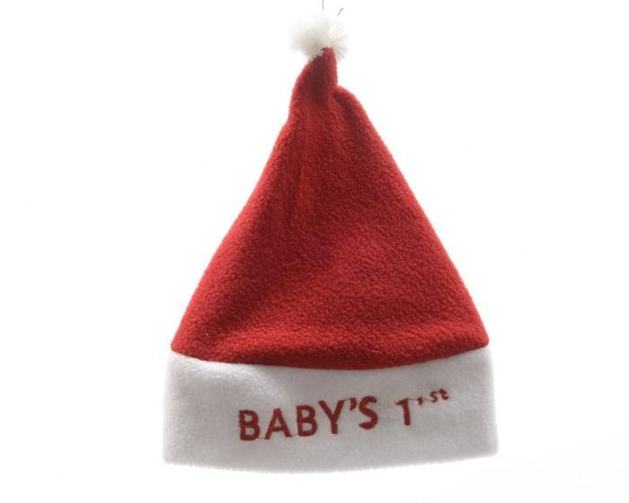 Cappello Babbo Natale Bambini Primo Natale 27cm